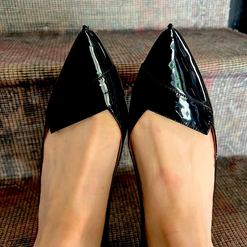 Sz7.5 Kathryn Amberleigh flats with a cute heel